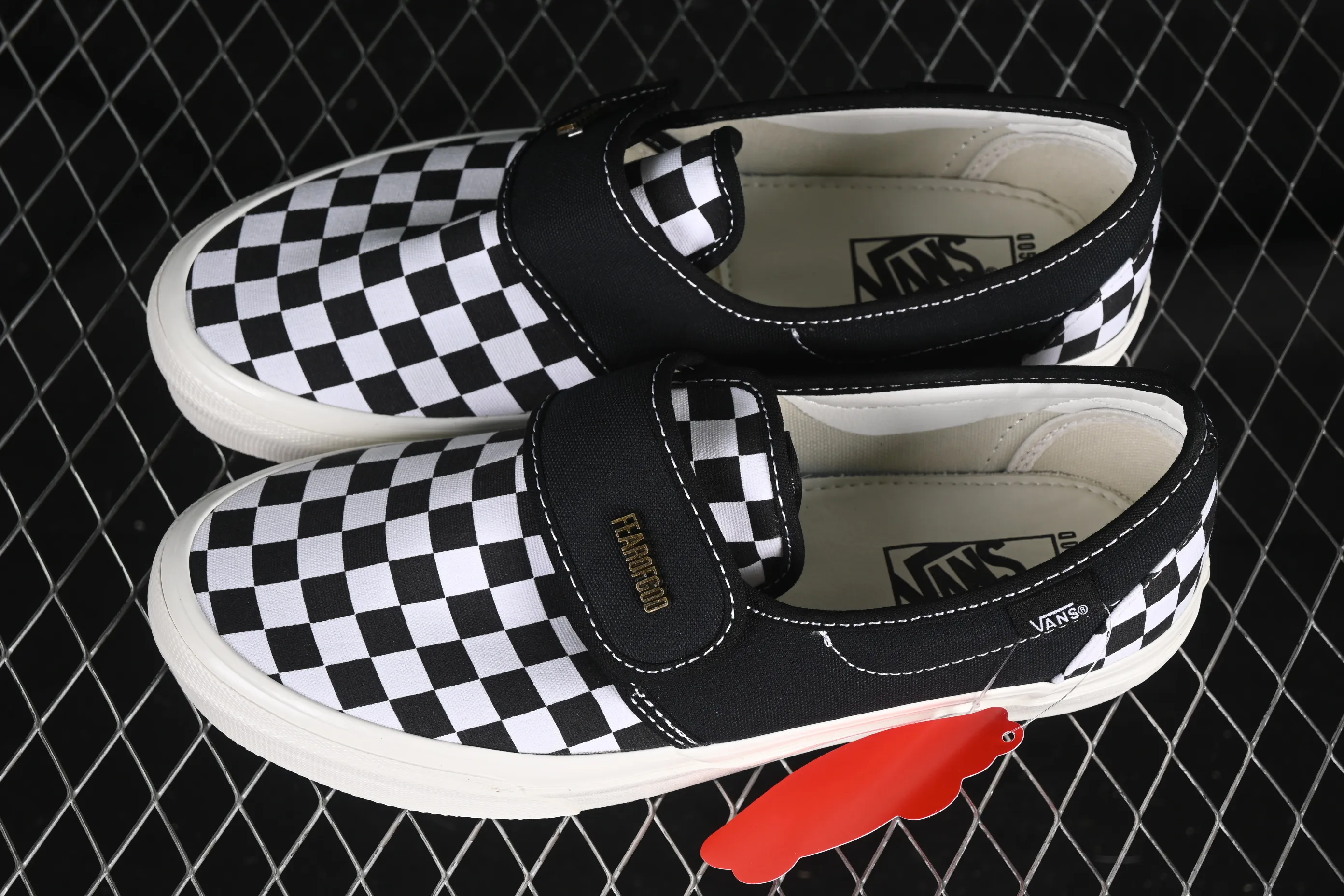 All categories Vans Vans series Vans Low Vans low-top Vans Slip-On Classic checkerboard slip-on casual sneakers VN0A3J9FPZR